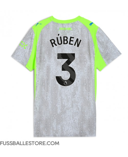 Günstige Manchester City Ruben Dias #3 3rd trikot Damen 2025-26 Kurzarm Günstige Manchester City Ruben Dias #3 3rd trikot Damen 2025-26 Kurzarm